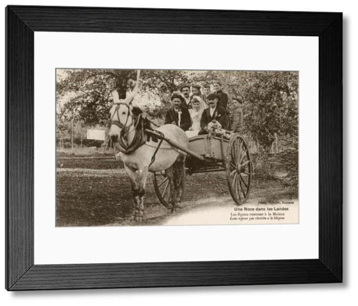 Framed Print : French Basque wedding Framed Print : French Basque wedding