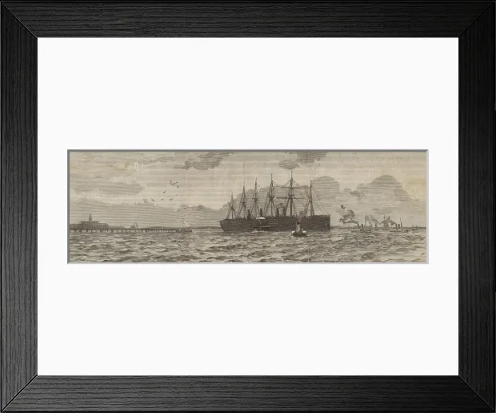 Framed Print : The last voyage of the Great Eastern, 1888 Framed Print : The last voyage of the Great Eastern, 1888