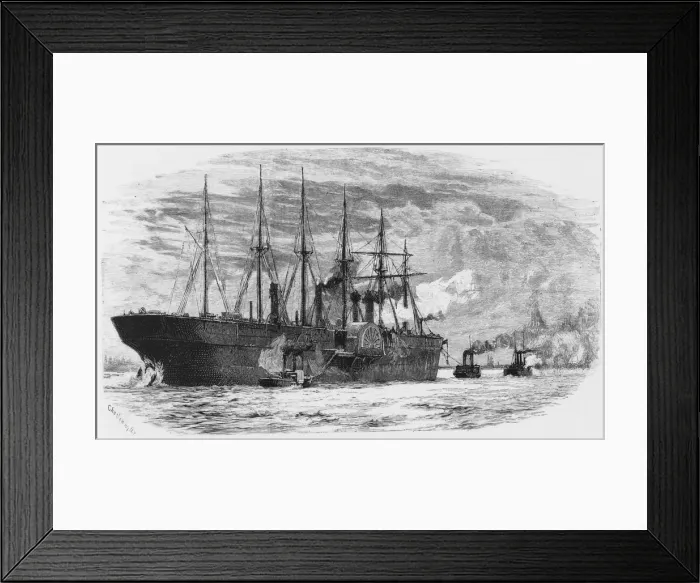 Framed Print : The last voyage of the Great Eastern, 1888 Framed Print : The last voyage of the Great Eastern, 1888