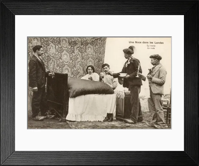 Framed Print : French Basque wedding Framed Print : French Basque wedding