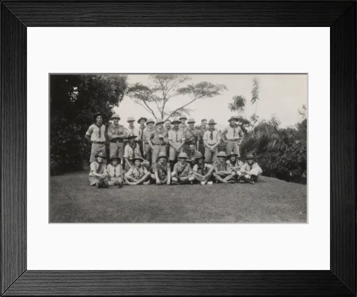 Framed Print : Seychelles Scouts with Deep Sea Scouts