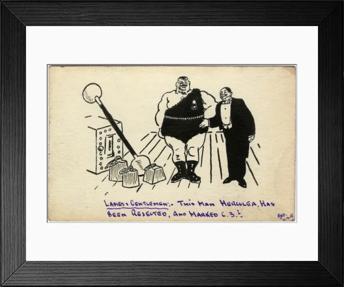Framed Print : Strongman by George Ranstead Framed Print : Strongman by George Ranstead