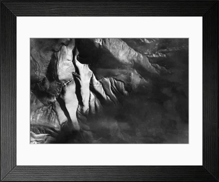 Framed Print : Typical aerial photograph taken during WW1 Framed Print : Typical aerial photograph taken during WW1