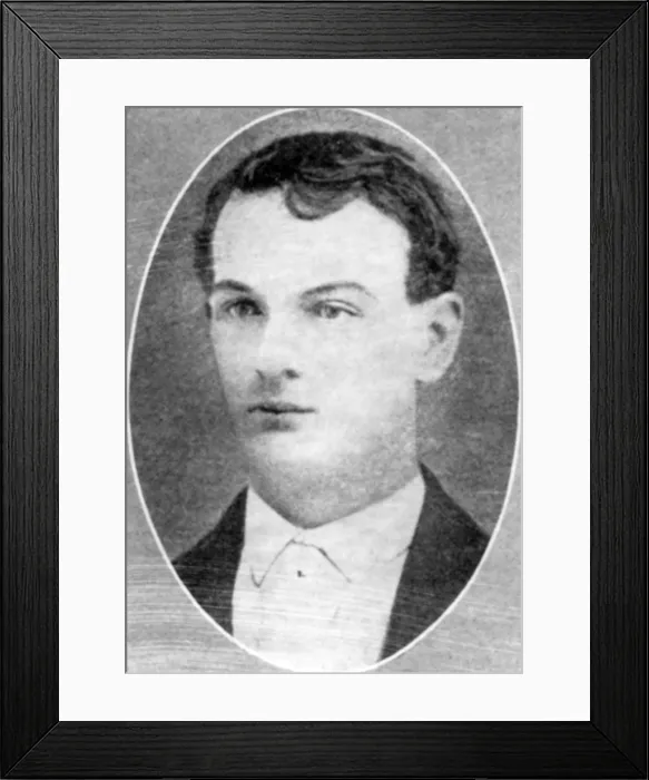 Framed Print : John Younger, American train robber Framed Print : John Younger, American train robber