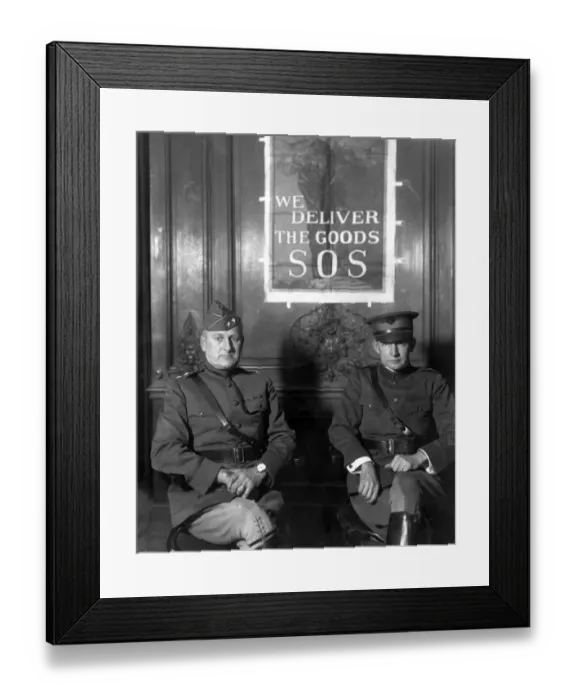Framed Print : General Harbord and General Dawes, Paris Framed Print : General Harbord and General Dawes, Paris
