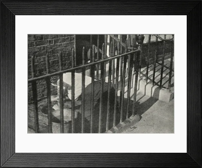 Framed Print : Poplar - doorstep cleaning Framed Print : Poplar - doorstep cleaning