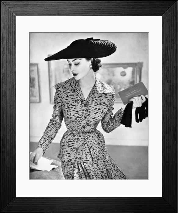Framed Print : Symphony Outfit by Marcus, 1953 Framed Print : Symphony Outfit by Marcus, 1953
