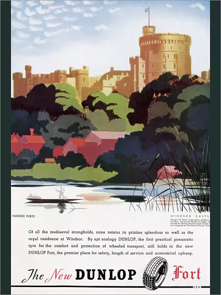 Dunlop advertisement, Windsor Castle
