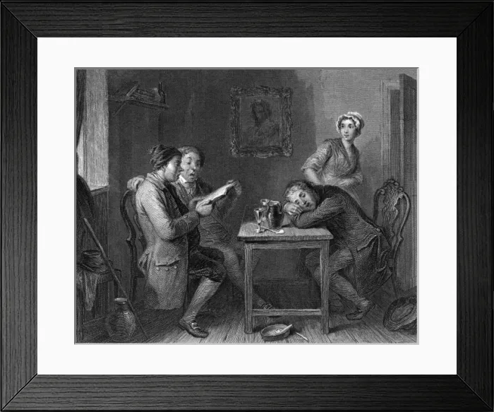 Framed Print : The village glee singers Framed Print : The village glee singers