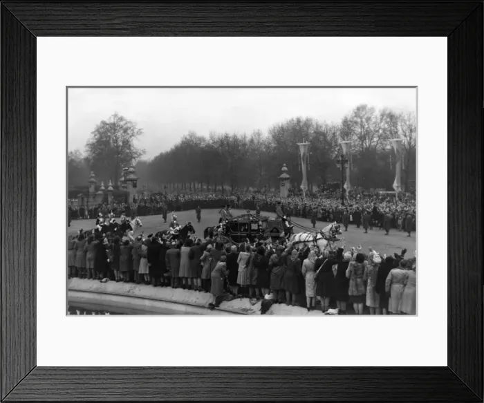 Framed Print : Royal Wedding 1947 Framed Print : Royal Wedding 1947