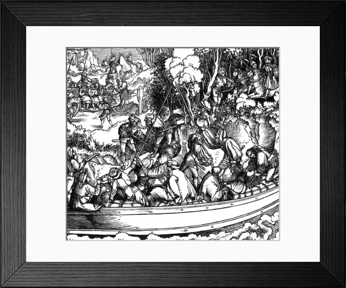 Framed Print : German robbers during the Peasants War Framed Print : German robbers during the Peasants War