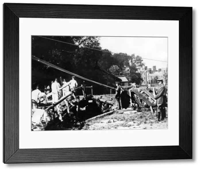 Framed Print : Lord Kitchener watching Royal Engineer Cadets Framed Print : Lord Kitchener watching Royal Engineer Cadets