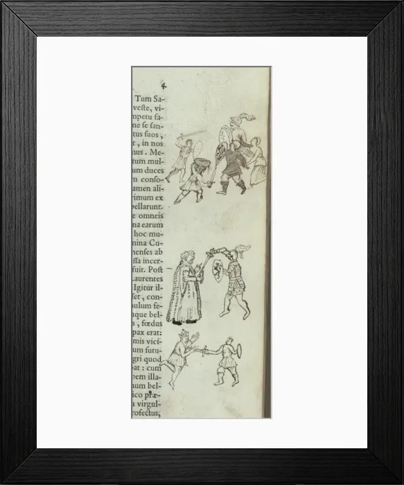 Framed Print : Romans fight the Sabines Framed Print : Romans fight the Sabines