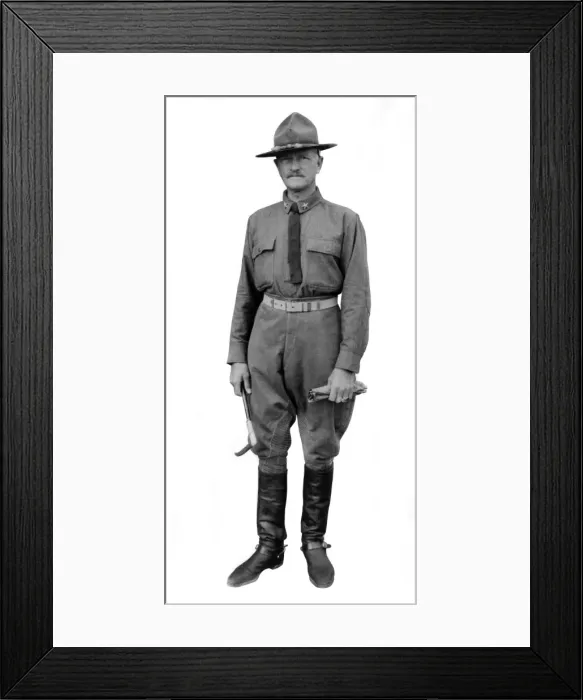 Framed Print : Brigadier General John Pershing in Mexico Framed Print : Brigadier General John Pershing in Mexico