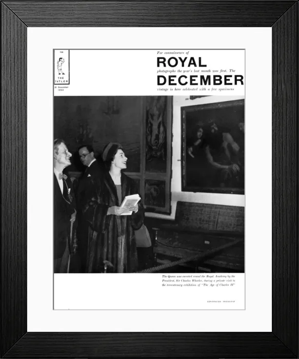 Framed Print : Queen Elizabeth II at the Royal Academy Framed Print : Queen Elizabeth II at the Royal Academy