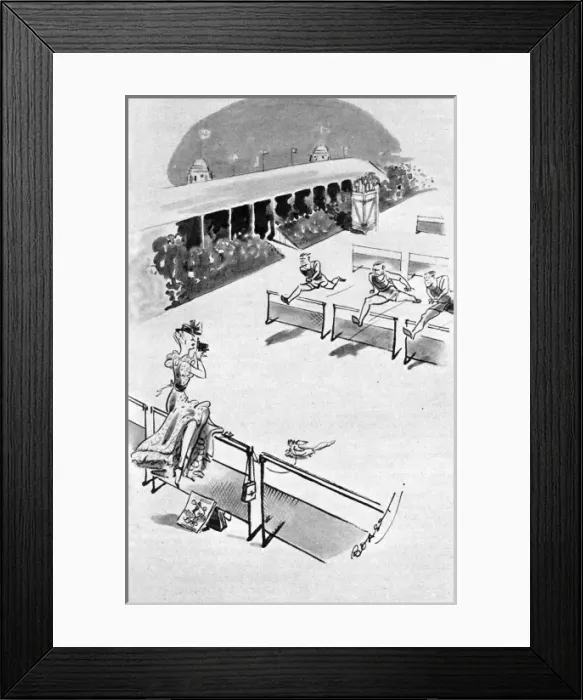 Framed Print : Olympic cartoon Framed Print : Olympic cartoon