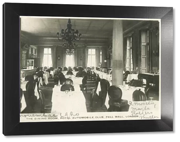 Dining Room, Royal Automobile Club, Pall Mall, London
