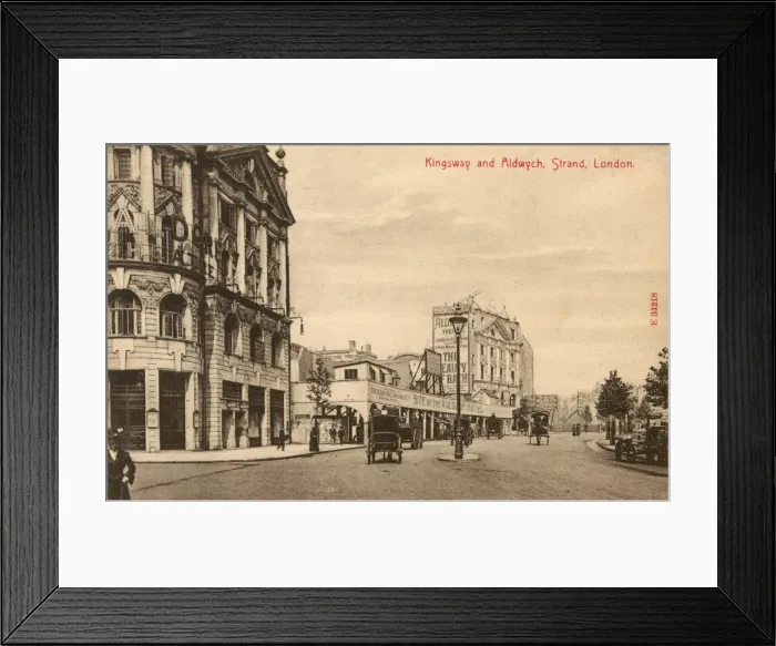 Framed Print : Kingsway and Aldwych, Strand, London Framed Print : Kingsway and Aldwych, Strand, London