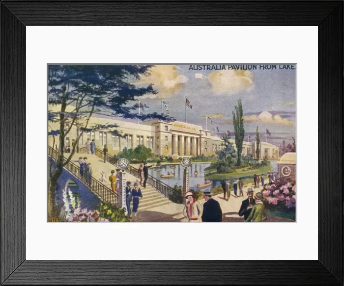 Framed Print : Australia Pavilion, British Empire Exhibition, Wembley Framed Print : Australia Pavilion, British Empire Exhibition, Wembley