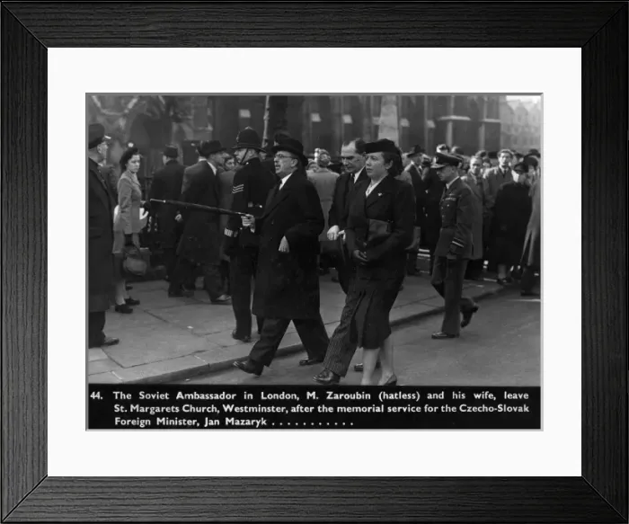 Framed Print : Soviet Ambassador in London Framed Print : Soviet Ambassador in London