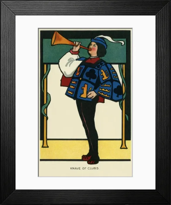 Framed Print : Knave of Clubs Framed Print : Knave of Clubs