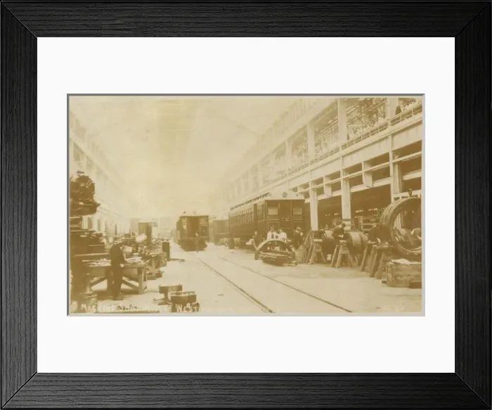 Framed Print : Westinghouse Railway Works, Manchester Framed Print : Westinghouse Railway Works, Manchester