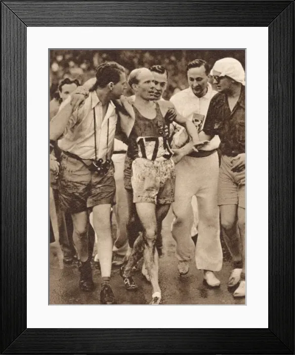 Framed Print : Reiff, winner of the 5, 000 metres, 1948 London Olympics Framed Print : Reiff, winner of the 5, 000 metres, 1948 London Olympics