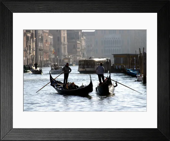 Framed Print : Gondolas in Venice, Italy Framed Print : Gondolas in Venice, Italy