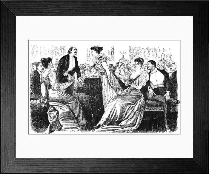 Framed Print : Music at home - blending with conversation Framed Print : Music at home - blending with conversation