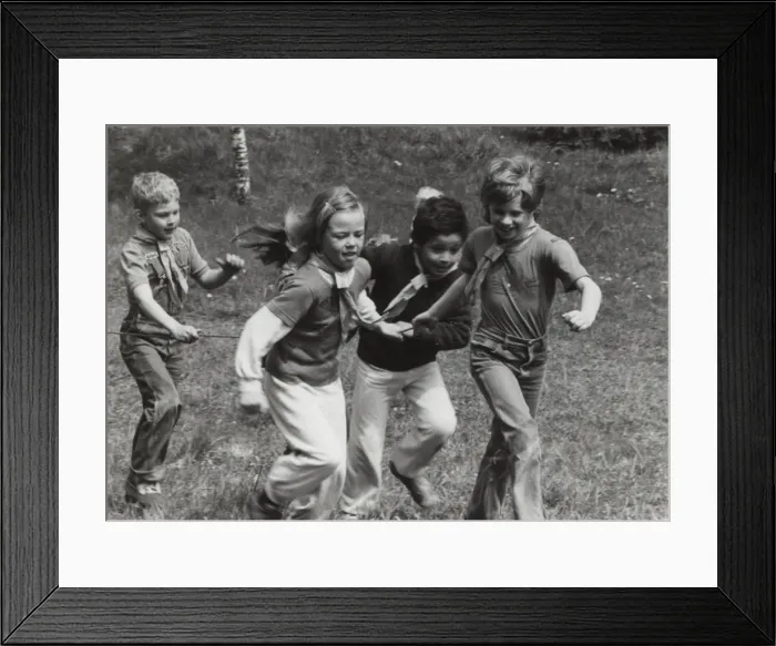 Framed Print : Swedish Beaver Scouts Framed Print : Swedish Beaver Scouts