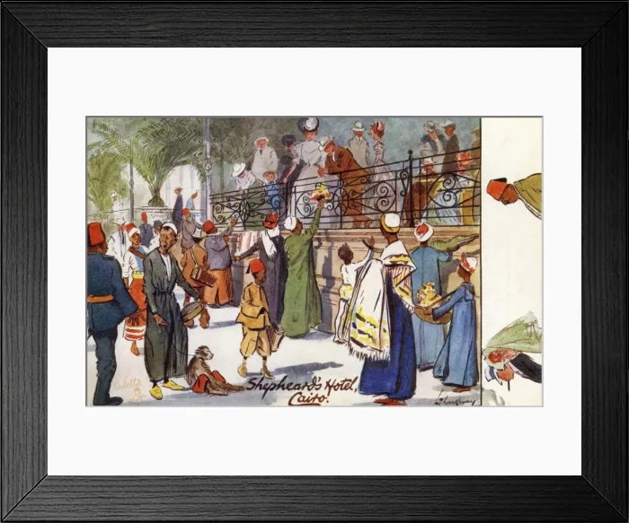 Framed Print : Shepheards Hotel, Cairo, Egypt Framed Print : Shepheards Hotel, Cairo, Egypt