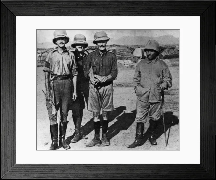 Framed Print : British soldiers at Gama, Cameroon, Africa, WW1 Framed Print : British soldiers at Gama, Cameroon, Africa, WW1