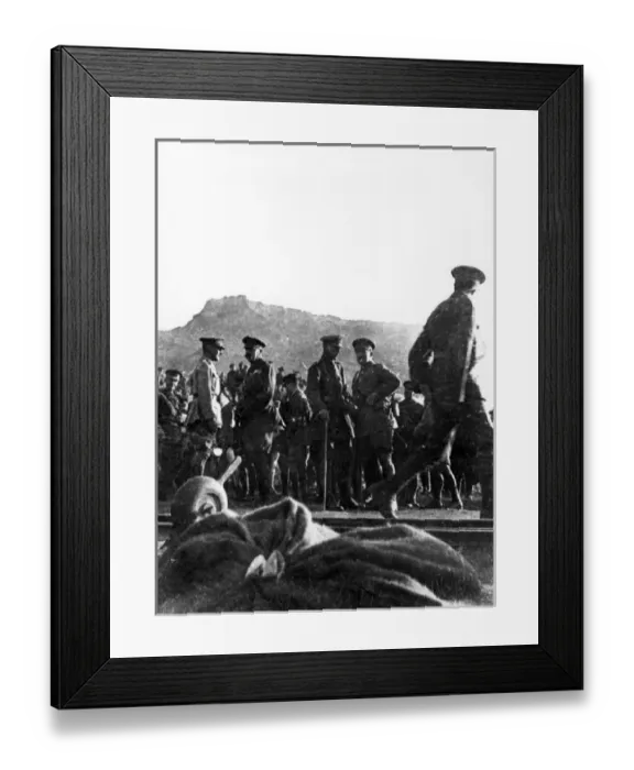 Framed Print : Kitchener, Birdwood, Godley and Maxwell, Anzac, WW1 Framed Print : Kitchener, Birdwood, Godley and Maxwell, Anzac, WW1