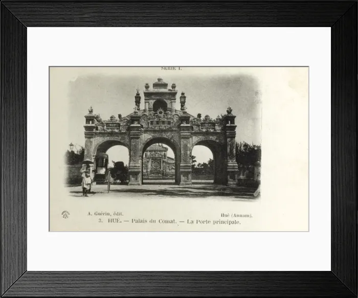 Framed Print : Hue, Vietnam - Imperial City - Principal Gate Framed Print : Hue, Vietnam - Imperial City - Principal Gate