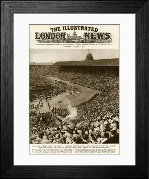 Framed Print : Olympics opens, last of the touch bearers lights the beacon Framed Print : Olympics opens, last of the touch bearers lights the beacon