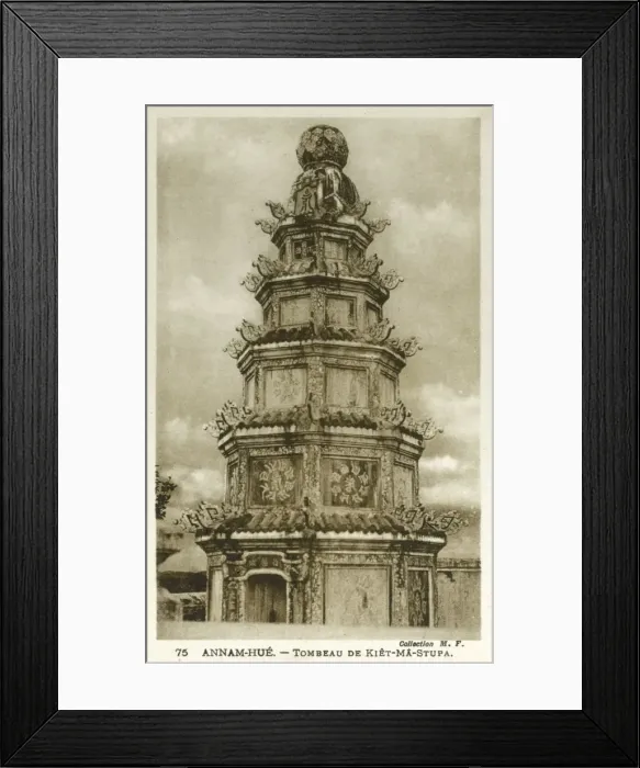 Framed Print : Hue - Vietnam - Stupa of the Tomb of Kiet-Ma Framed Print : Hue - Vietnam - Stupa of the Tomb of Kiet-Ma