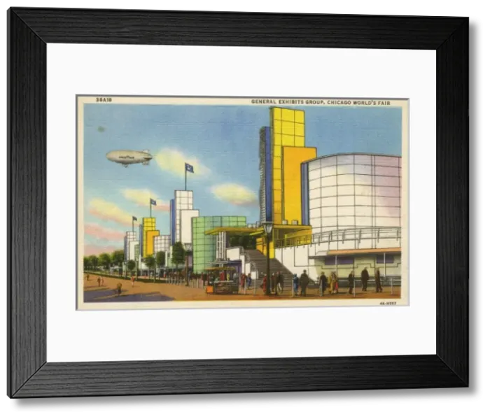 Framed Print : Chicago World Fair - General Exhibits Group Framed Print : Chicago World Fair - General Exhibits Group