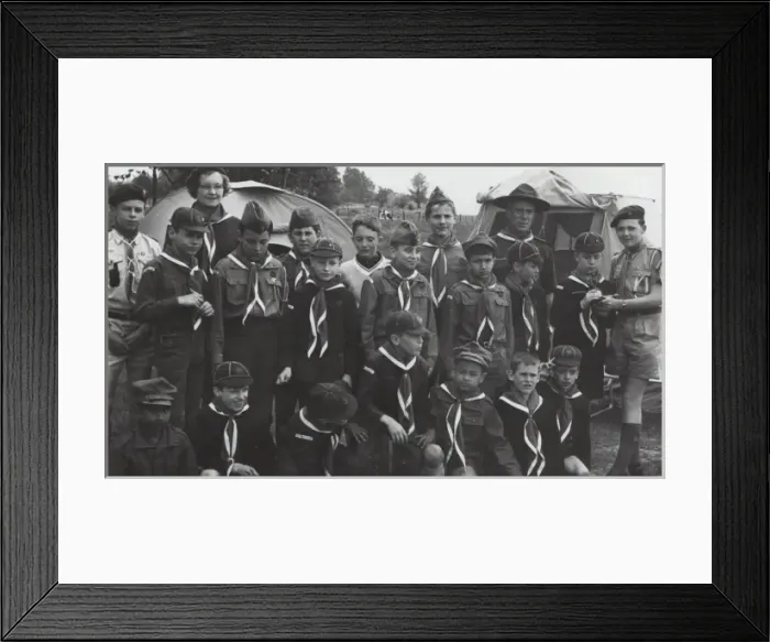 Framed Print : International Scout Troop in Warsaw Framed Print : International Scout Troop in Warsaw