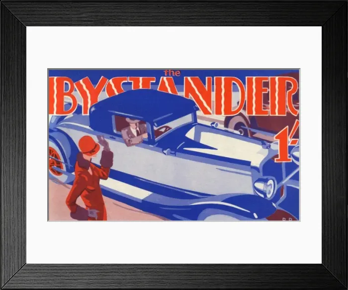 Framed Print : Bystander front cover 5 March 1930 Framed Print : Bystander front cover 5 March 1930