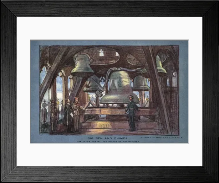 Framed Print : Big Ben and Chimes, Palace of Westminster, London Framed Print : Big Ben and Chimes, Palace of Westminster, London
