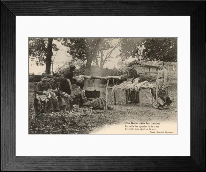 Framed Print : French Basque wedding Framed Print : French Basque wedding