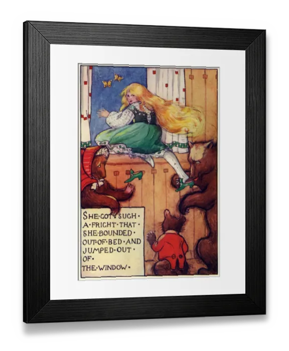Framed Print : From The Three Bears by Katharine Cameron Framed Print : From The Three Bears by Katharine Cameron