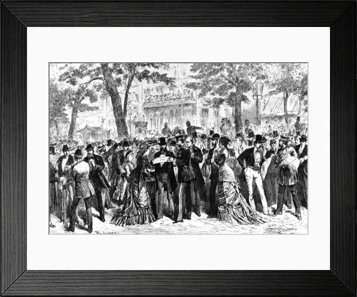 Framed Print : Assassination attempt on Kaiser Wilhelm I Framed Print : Assassination attempt on Kaiser Wilhelm I