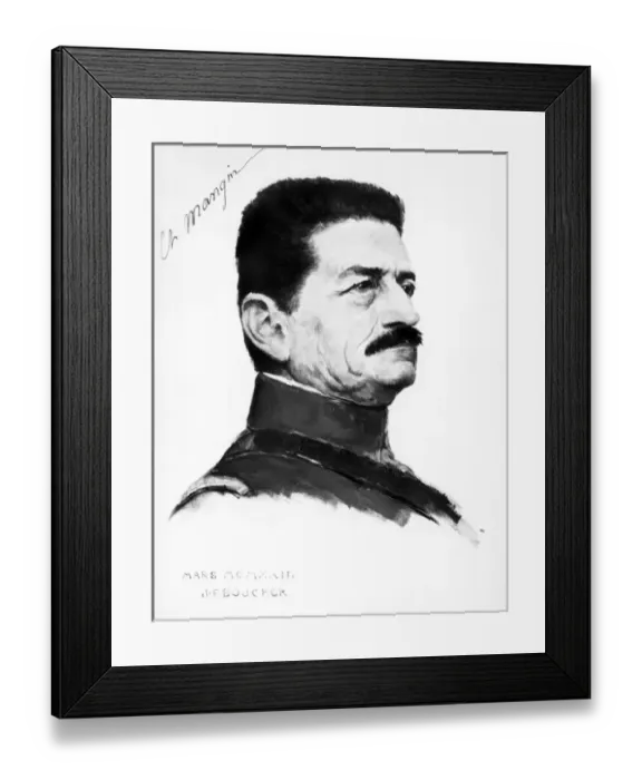 Framed Print : General Charles Mangin, French army officer Framed Print : General Charles Mangin, French army officer
