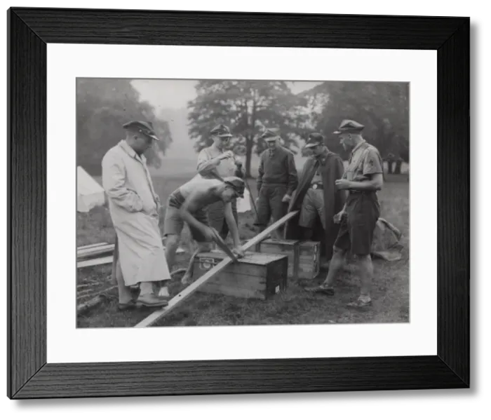 Framed Print : Polish Rover Scout Instructors / Leaders Framed Print : Polish Rover Scout Instructors / Leaders
