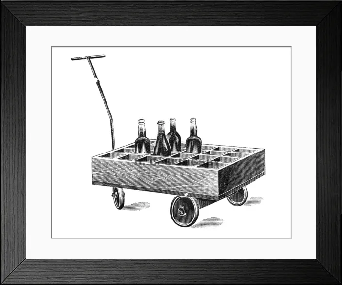 Framed Print : Champagne Trolley Framed Print : Champagne Trolley