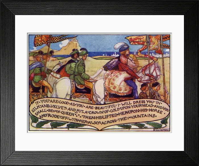 Framed Print : From The Wild Swans by Katharine Cameron Framed Print : From The Wild Swans by Katharine Cameron