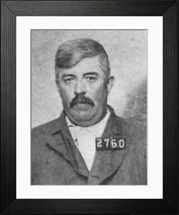 Framed Print : George Sontag, American train robber Framed Print : George Sontag, American train robber