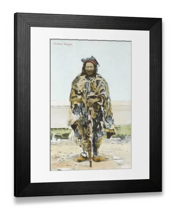 Framed Print : Chinese Beggar Framed Print : Chinese Beggar