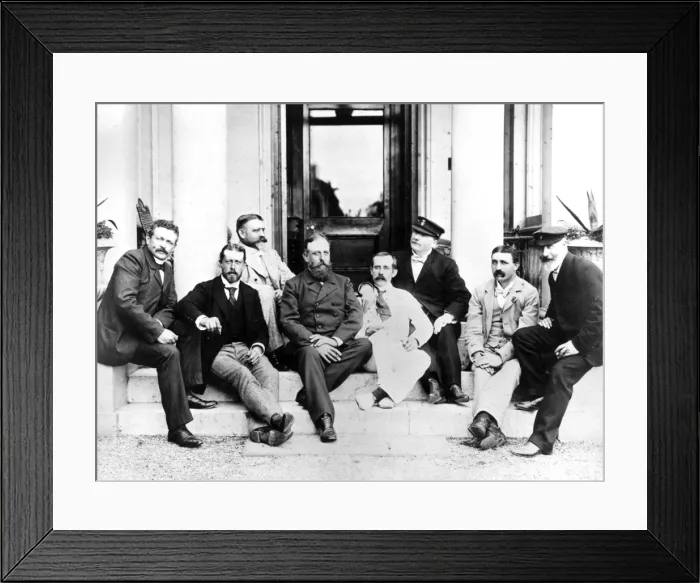 Framed Print : Prince Henry of Prussia, von Tirpitz and others Framed Print : Prince Henry of Prussia, von Tirpitz and others